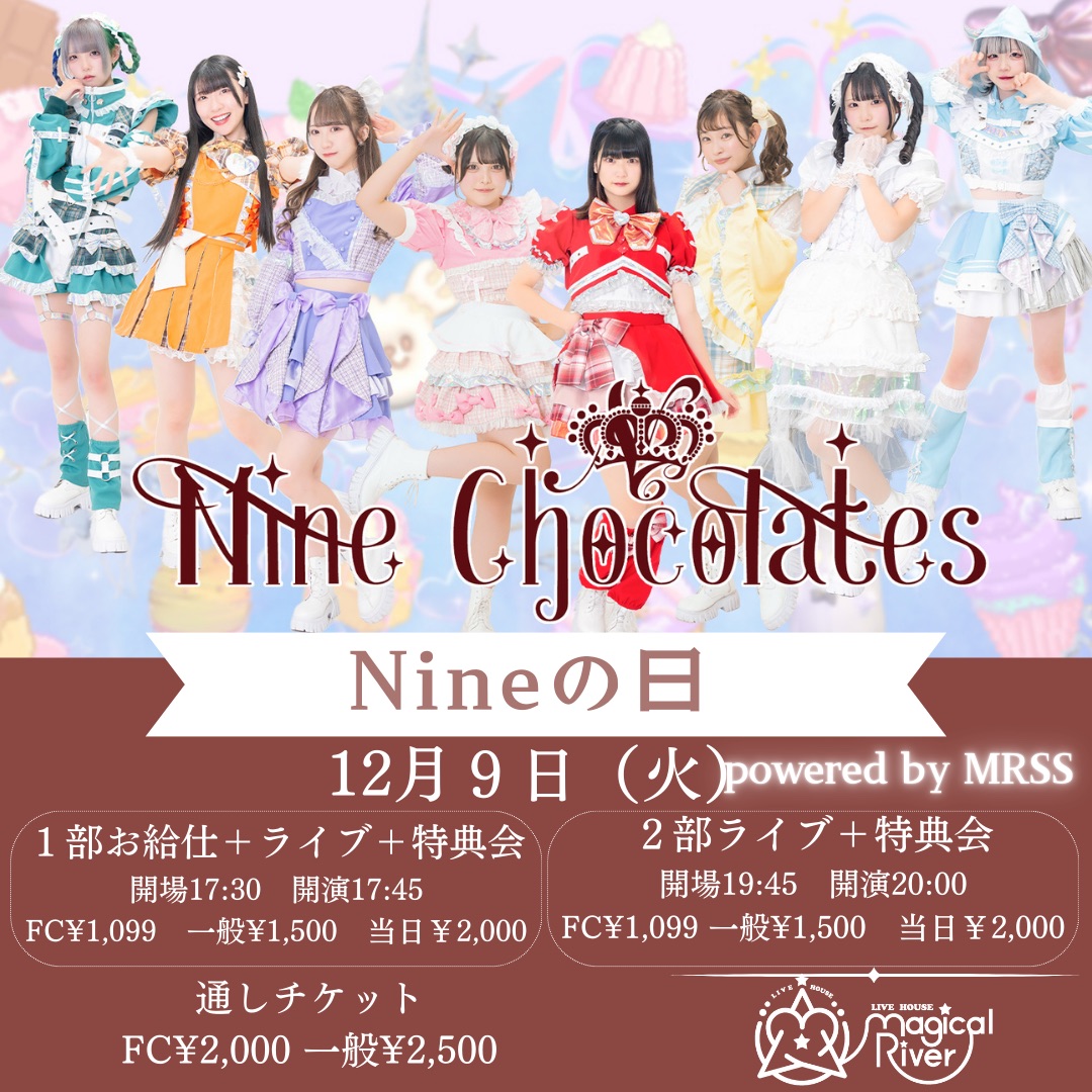 Nine chocolates - TimeTree