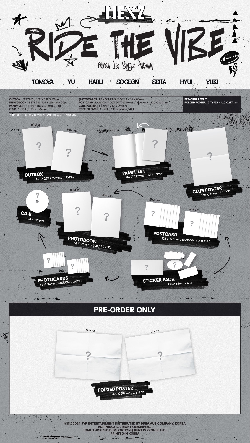 NEXZ Korea 1st Single Album NEXZ Korea 1st Single Album