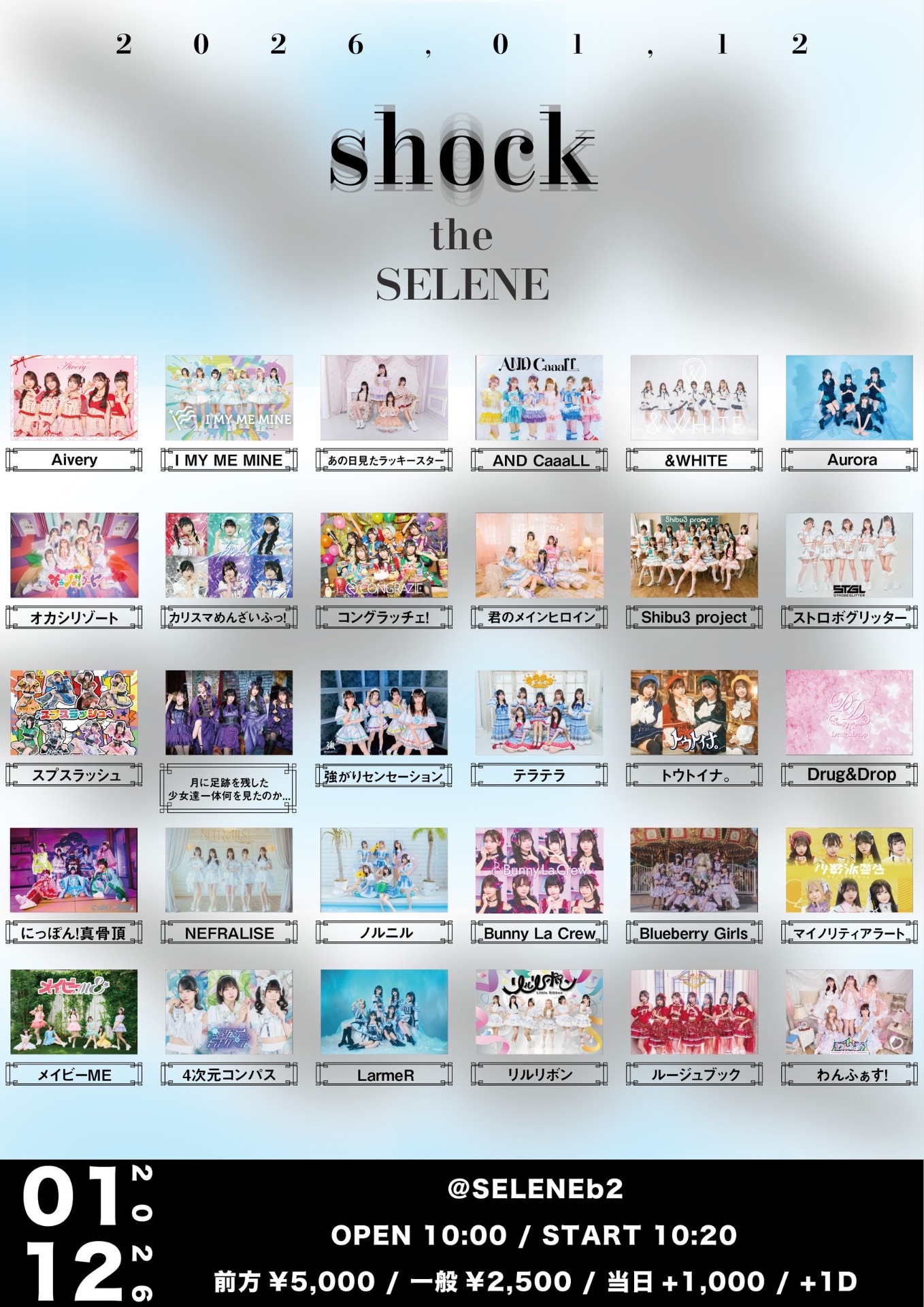 shock the SELENE - TimeTree