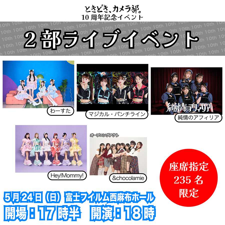 ときどき、カメラ部。10周年記念イベント - TimeTree