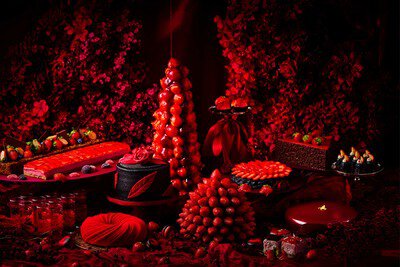 いちごビュッフェ2026「紅酔 -The Strawberry Addiction-」 アート