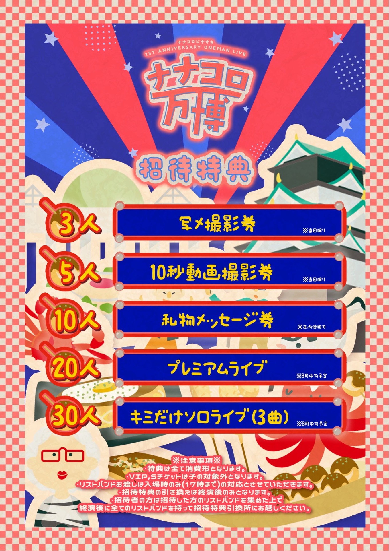 1st anniversary oneman LIVE -ナナコロ万博-@ GORILLA HALL OSAKA