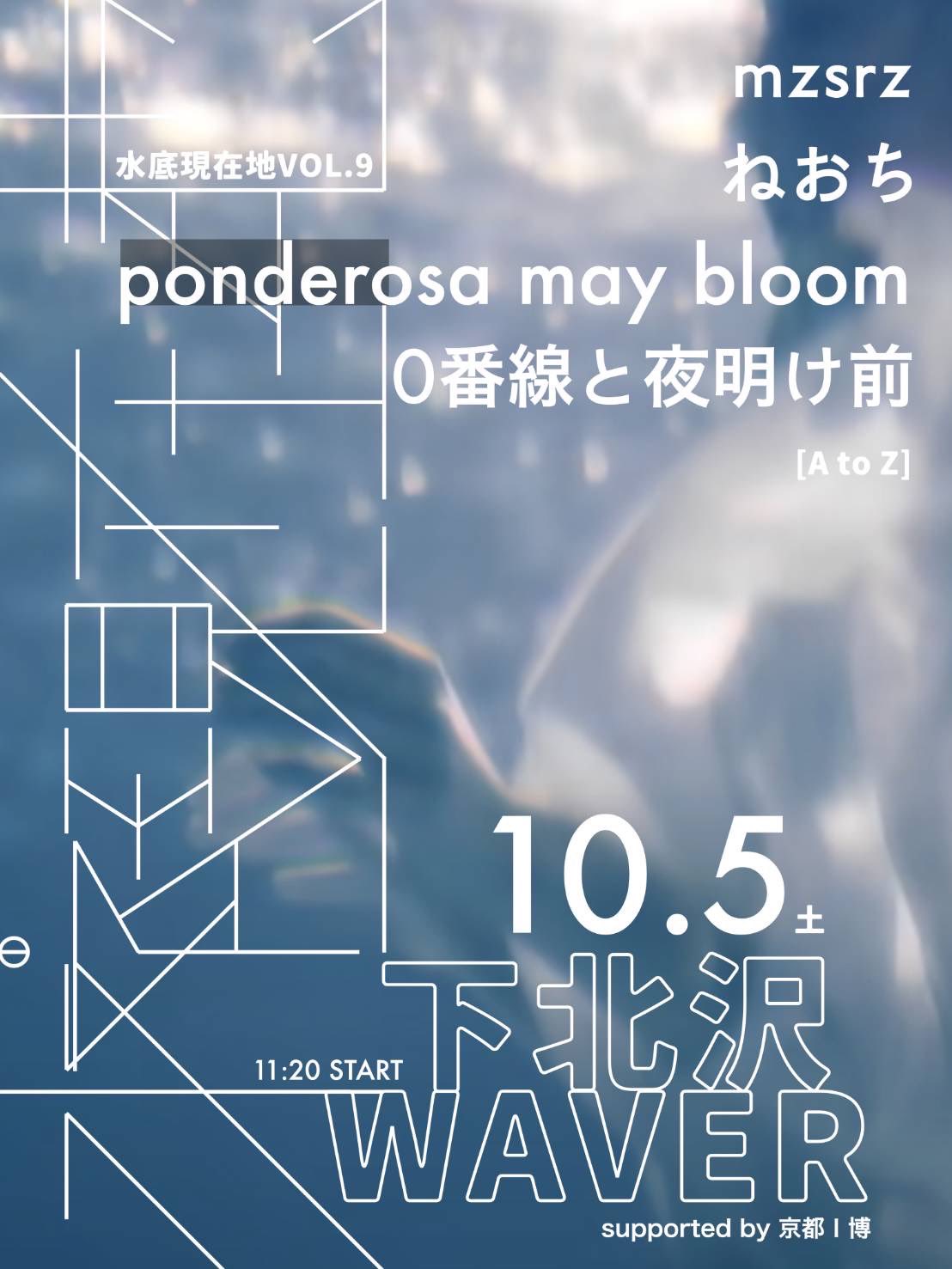 mzsrz主催LIVE「水底現在地 vol.9」 - TimeTree