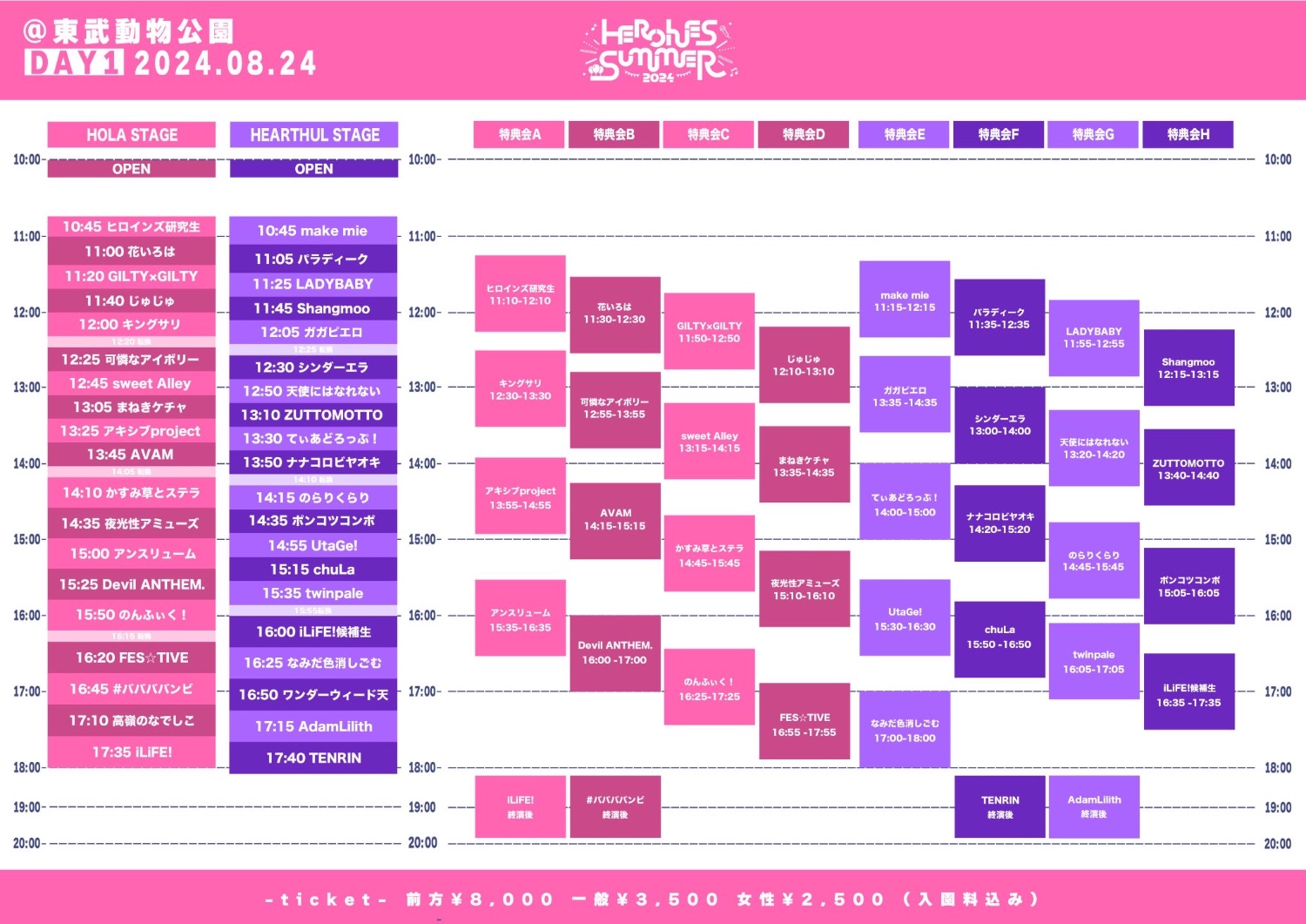 ☀️HEROINES SUMMER🍉 - TimeTree