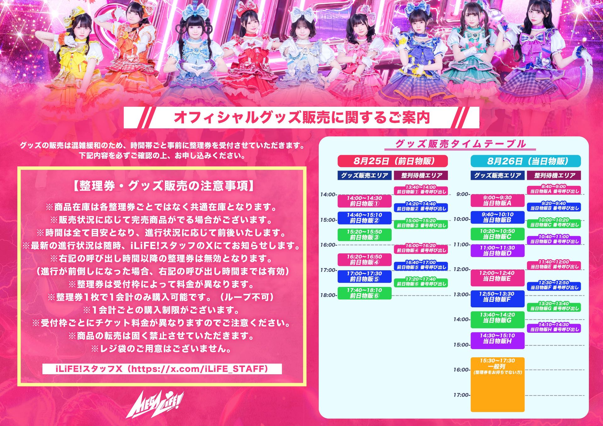 MEGALiFE! 先行物販＠Kアリーナ横浜 - TimeTree