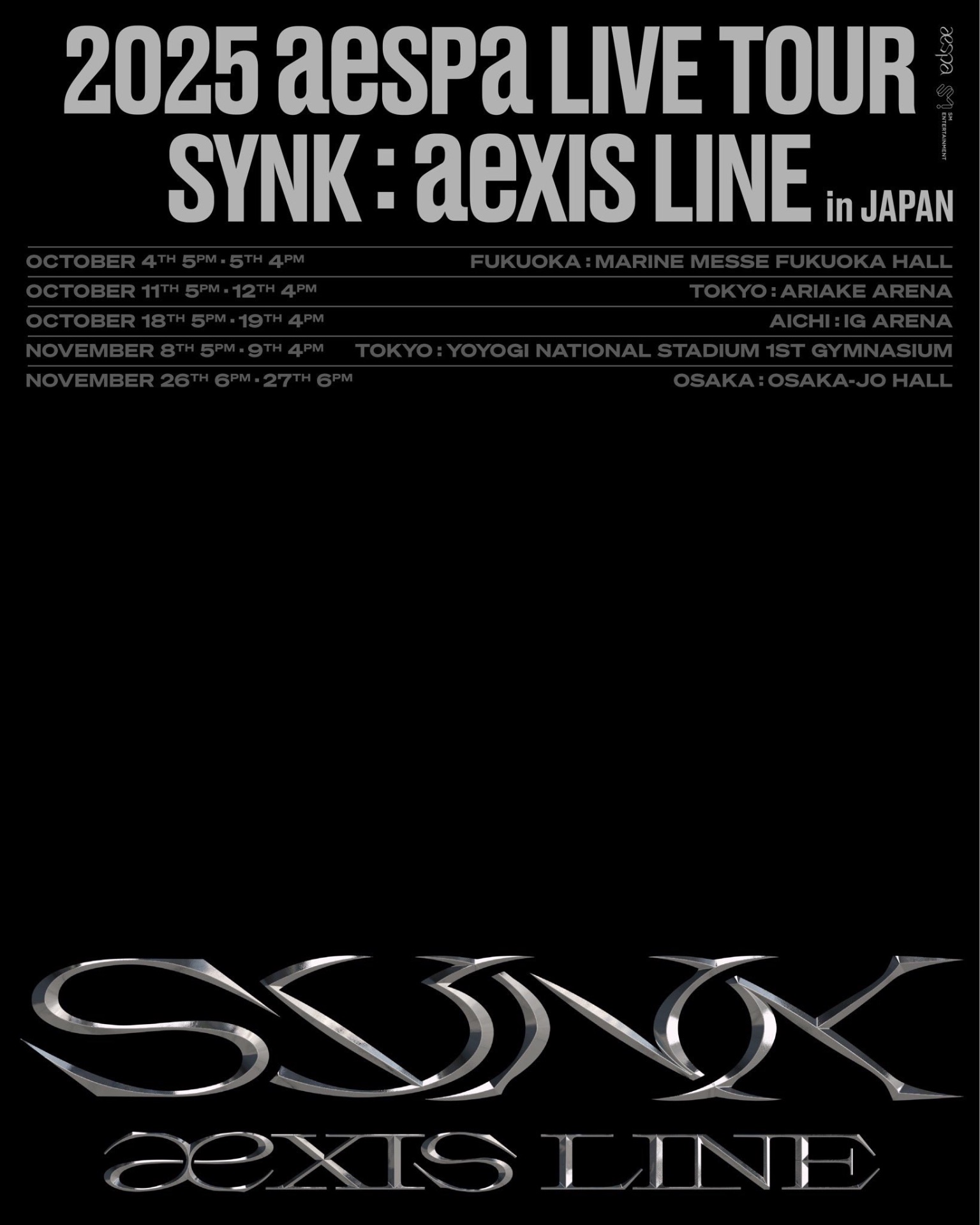 🇯🇵 aespa ｜2025 aespa LIVE TOUR - SYNK : aeXIS LINE - in JAPAN