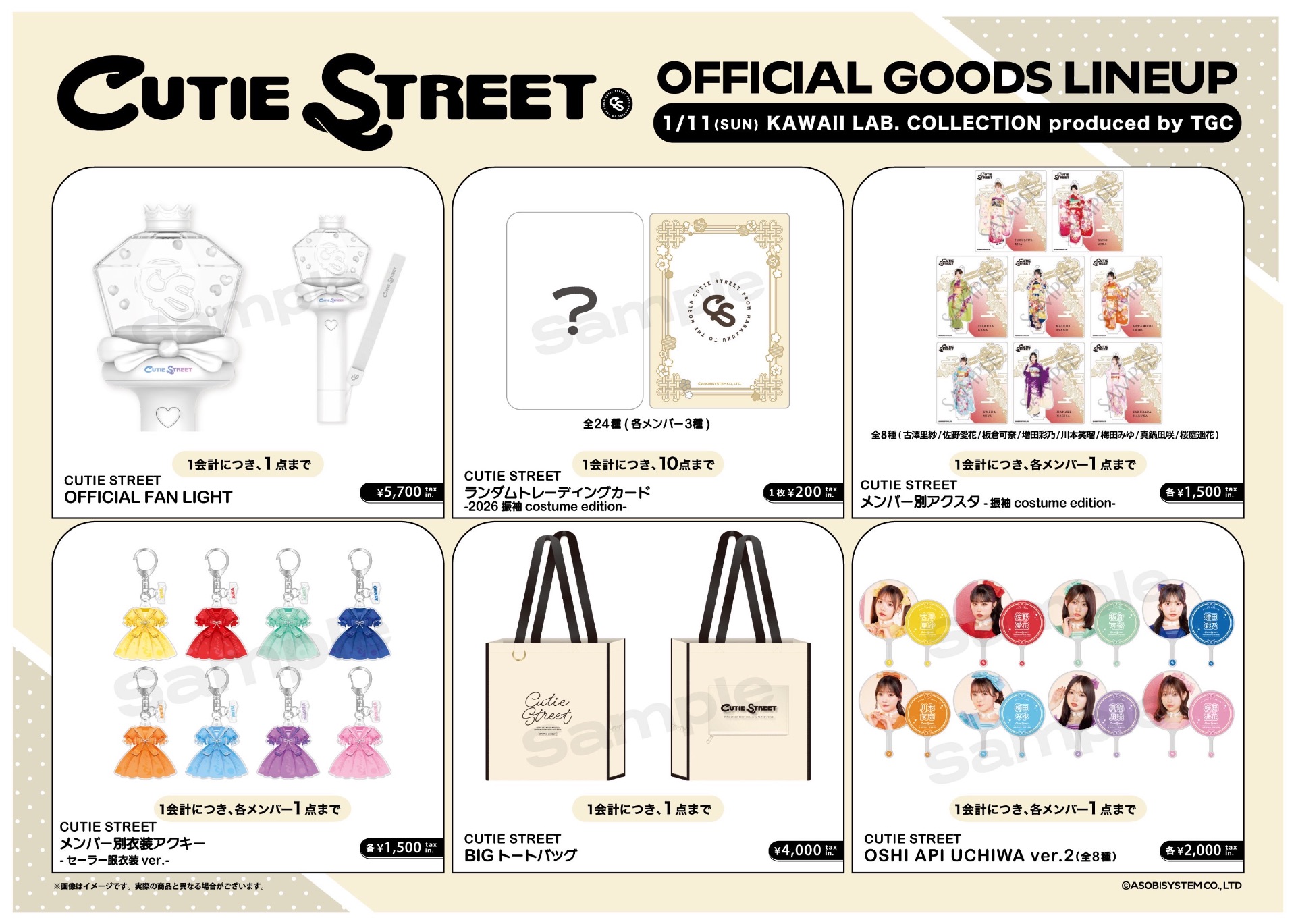 Cawaii Collection⁑ページ KAWAII LAB. COLLECTION produced by TGC～HAPPY NEW KAWAII in