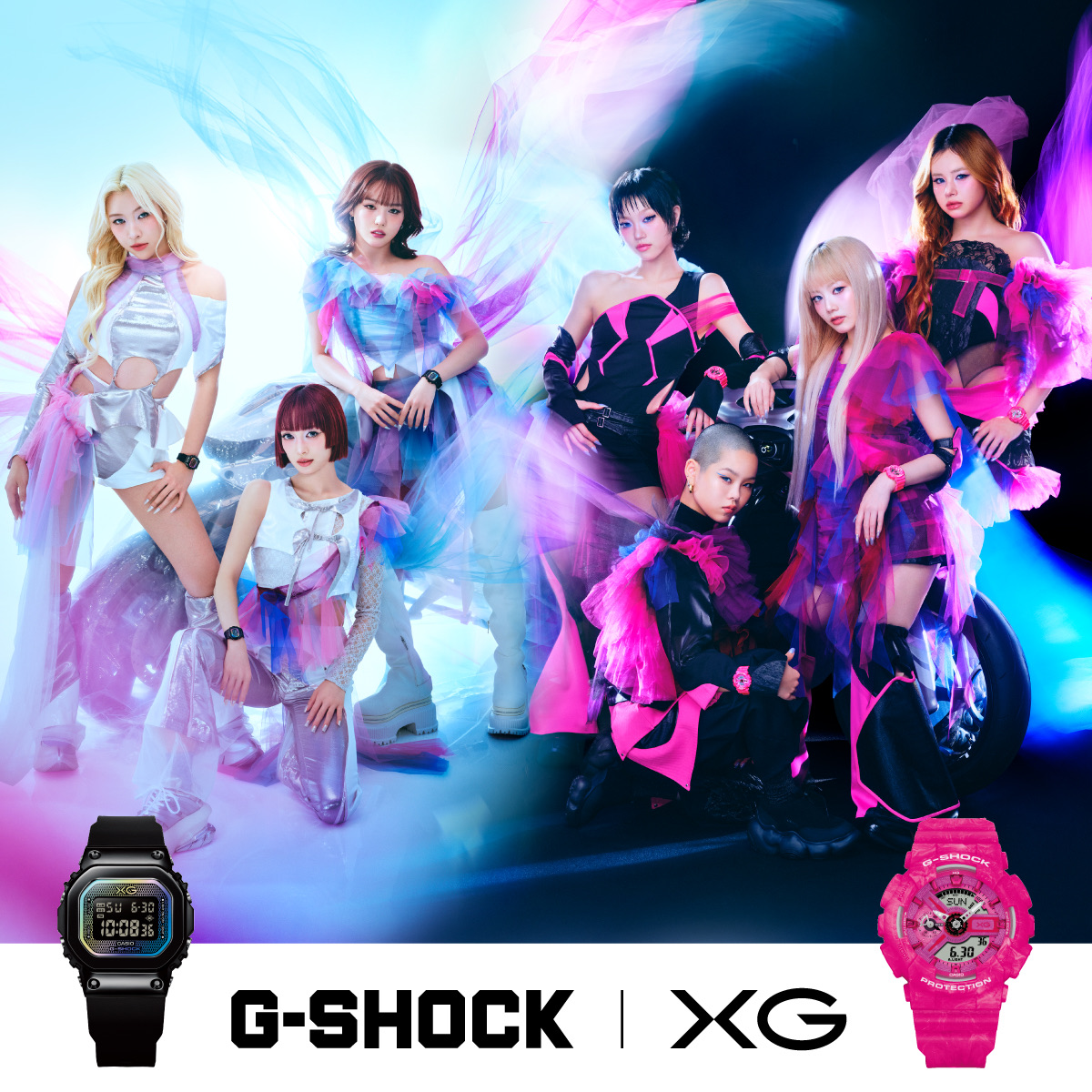 ??XG × G-SHOCK collaboration models now unveiled抽選申込期間 