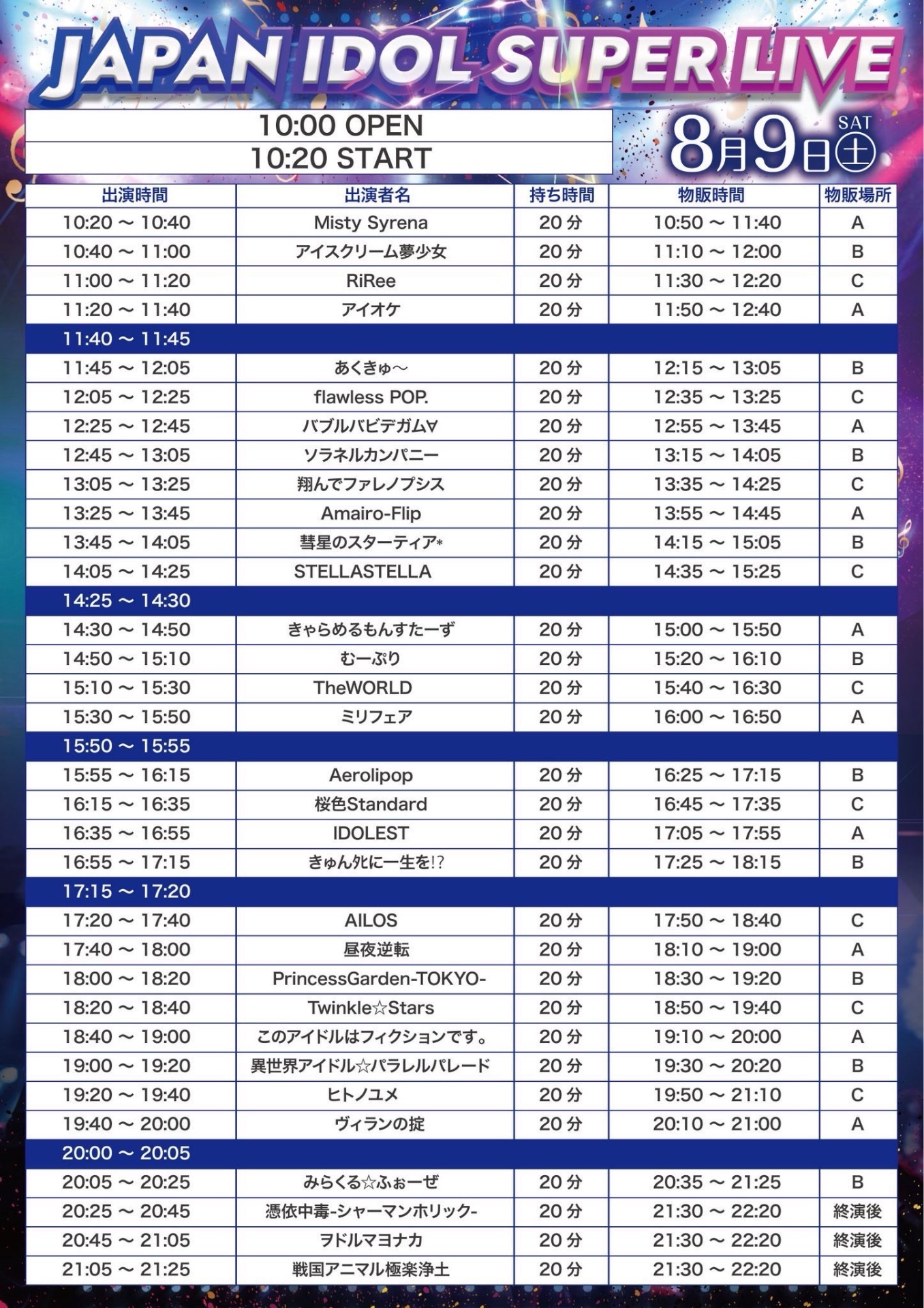 JAPAN IDOL SUPER LIVE 2025」ダンスホール新世紀編 powered by ULTRA