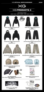 XG PRODUCTS 4】XG WORLD TOUR: THE CORE MERCHANDISE/EC先行販売